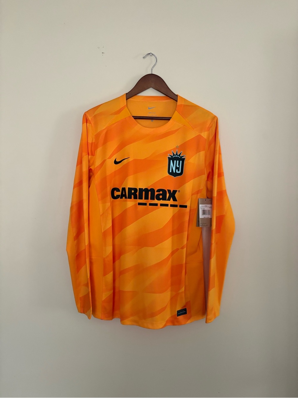 Gotham FC Long-Sleeve Football Jersey goalkeeper jersey by Nike